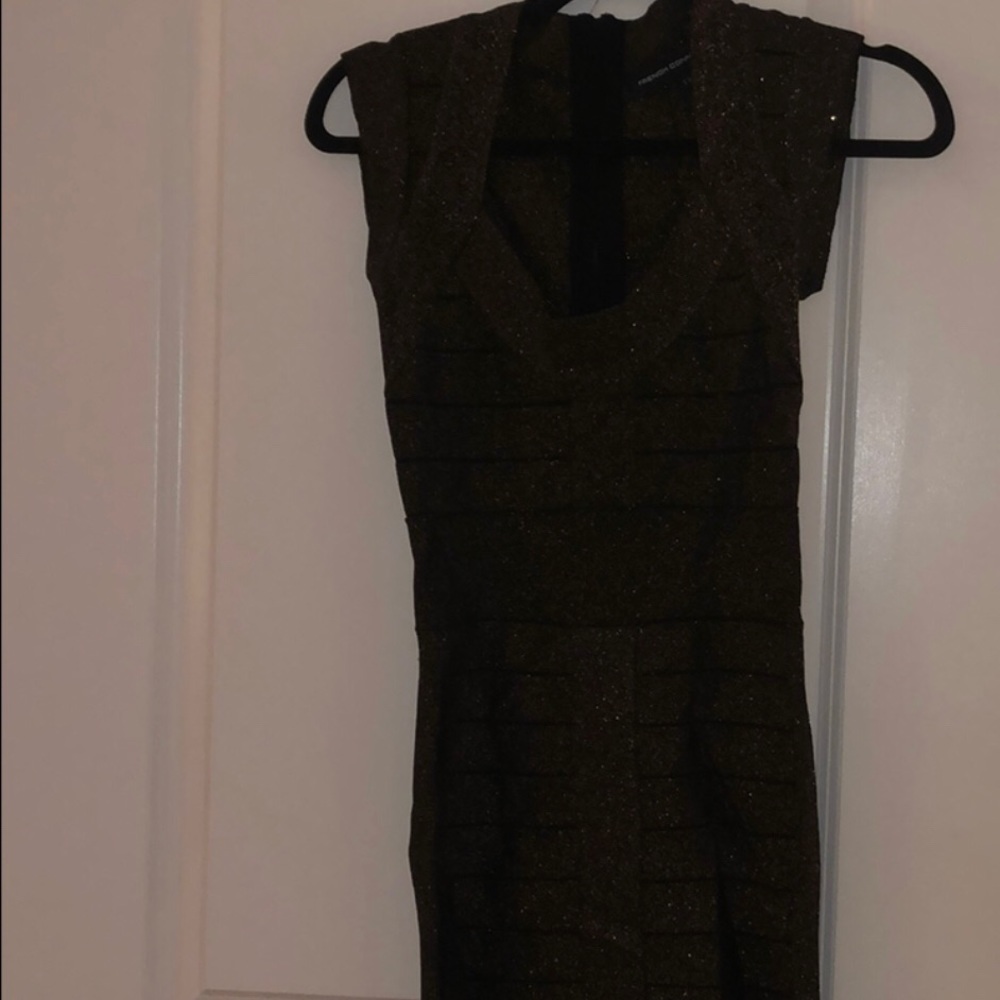 French Connection bondage fitted dress